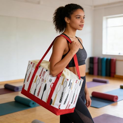 Sac de courses pliable à poches multiples et cordon de serrage - 3