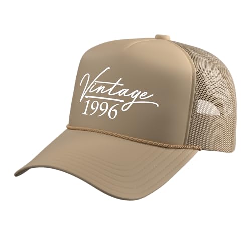 Gorro Vintage 30 Años Ajustable Malla Khaki miniatura 1