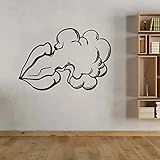 Vape Decal Cloud Smoke Shaped Decals Decorative Design Ideas for Your Home Or Office Walls Removable Vinyl Murals ES-1327