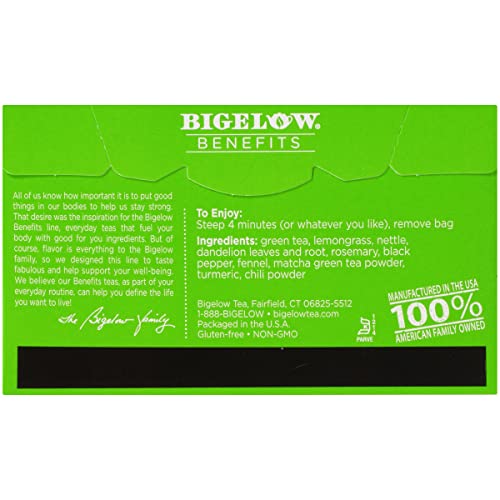 Bigelow Tea Matcha Green, 18 Ct #TOP1