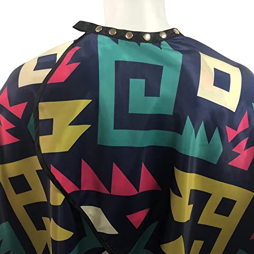 Barber Capes for Men, Hair Cutting Cape with Snap Closure, Professional Salon Cape, Large Waterproof Hairdressing Cape for Hairstylist- 63”× 56” (Multicolor)