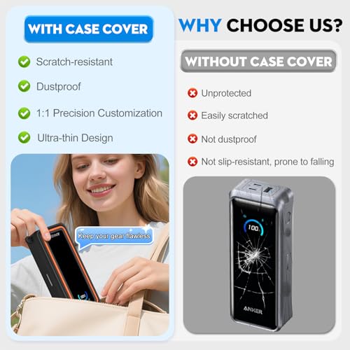 Funda de silicona para Anker Prime Power Bank 26250mAh miniatura 7