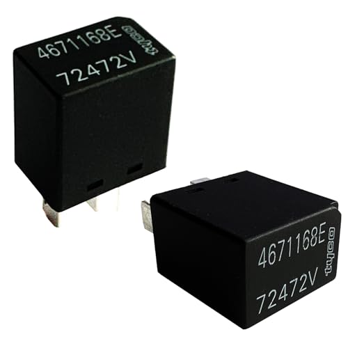 2Pcs 4671168E 72472V Automotive Relay 12VDC 5-pin，Easy Installation