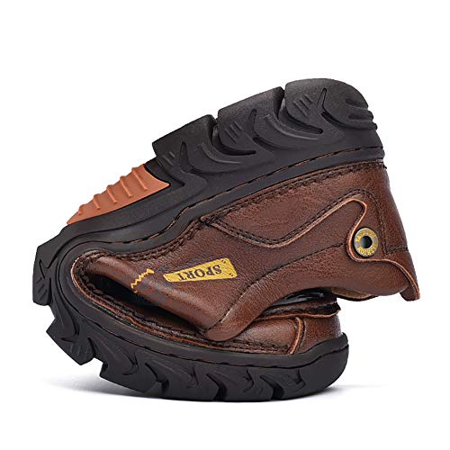Image of COSIDRAM Men Walking Leather Shoes Sneakers Luxury Casual Slip On Loafers