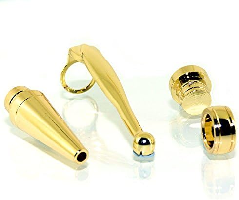 Woodturning Fancy Slimline Pen Kit Set x 5, Gold Finish, Twist Mechanism