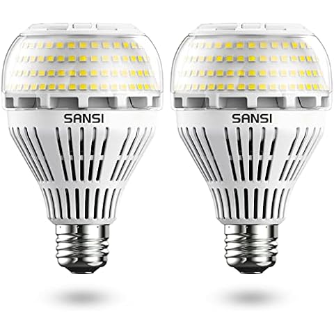 SANSI 22W E27 LED Bulbs 5000K Daylight White, 200W Equivalent Energy Saving Edison Screw in Light Bulbs, 3000Lumen Super Bright LED Bulbs No-Dimmable for Home Lighting - Pack of 2 Cover