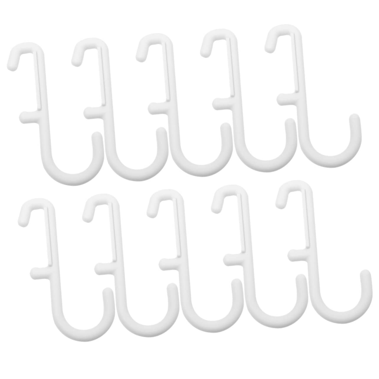 Veemoon Pegboard Shelf Hooks 10pcs Plastic Garage Pegboard Organizers Wall Hanging