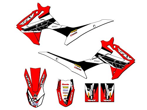 Amazon.com: 2013-2018 CRF 110 13 Fly Red Senge Graphics Base Kit