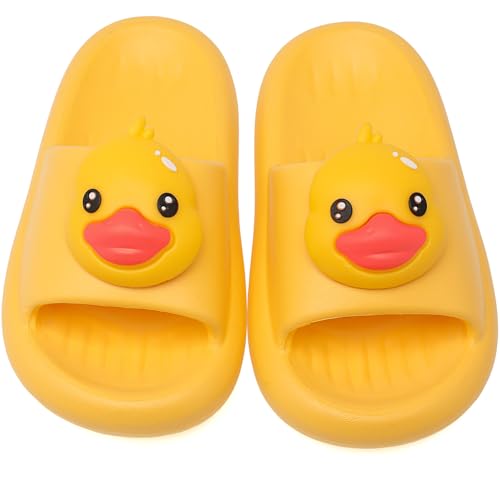 Vunavueya Chanclas de Baño Antideslizantes para Niños y Niñas Sandalias Zapatillas EVA para Baño Playa Piscina Jardín Amarillo Duck 20/21 EU_150