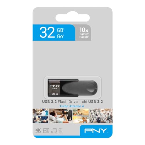 Image of PNY USB 3.2 Flash Drive /Pen Drive 32GB - Turbo Attache 4