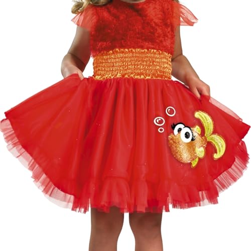Disfraz Elmo para Niñas Talla (3T-4T) miniatura 3