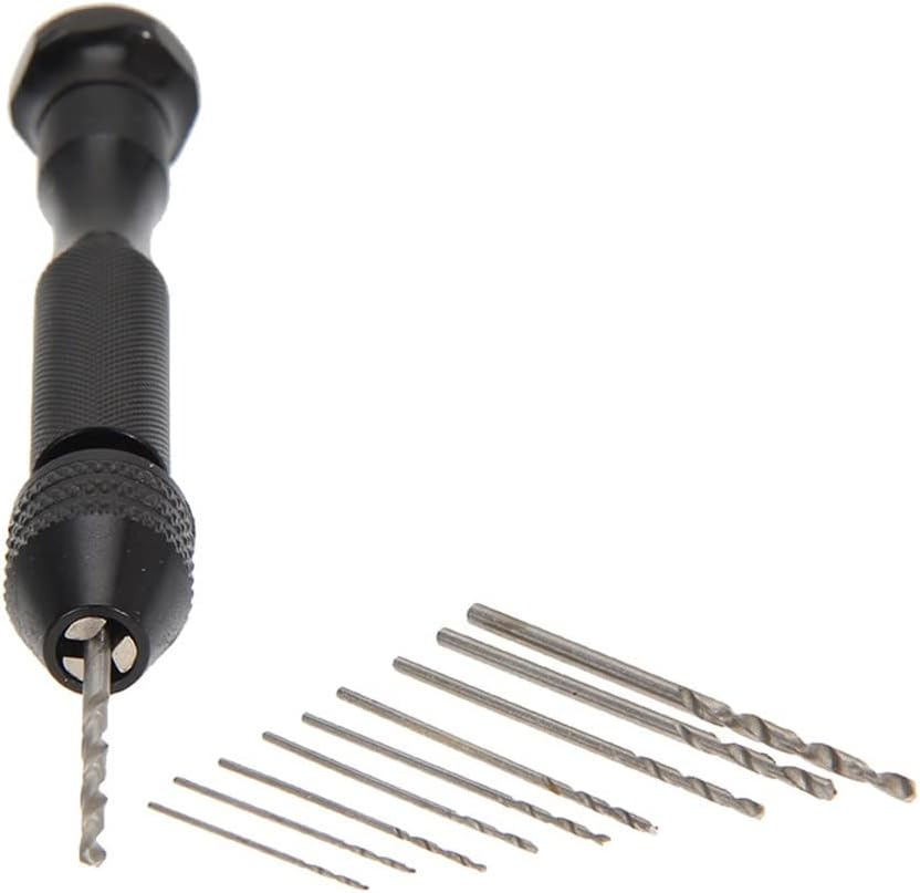 Mini Micro Aluminum Hand Drill Steel Bit Woodworking Drilling Rotary Tools Manual