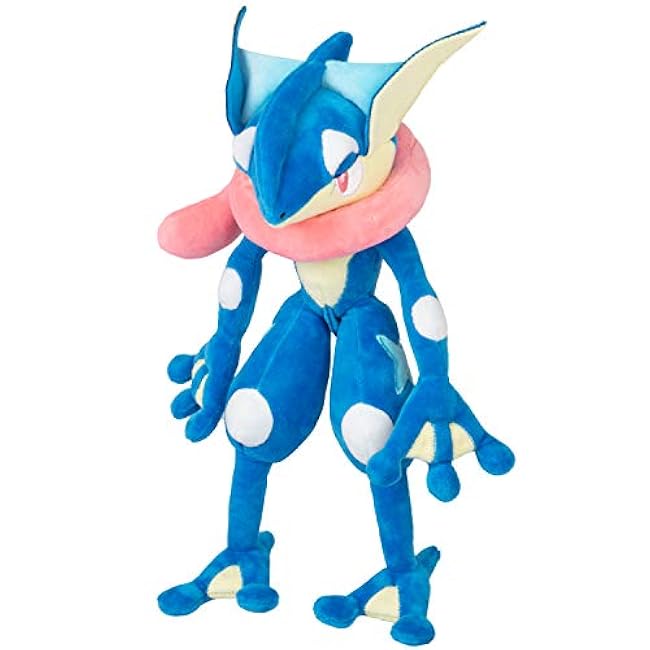 Pok¨¦mon 12 Large Greninja Plush - Officially Licensed - Quality & Soft Stuffed Animal Toy - Add Greninja to Your Collection! - Great Gift for Kids, Boys, Girls & Fans of Pokemon