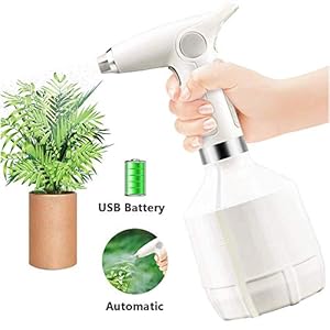 FiiMoo Elektrische SprÃ¼hflasche fÃ¼r Zimmer- / Garten Pflanzen, Elektrische GieÃkanne, Automatische WÃ¤sserungs Flasche fÃ¼r Alkohol, Reinigung nach Hause, 1000ML Garten Hand Tiny Auto Sprayer (WeiÃ)
