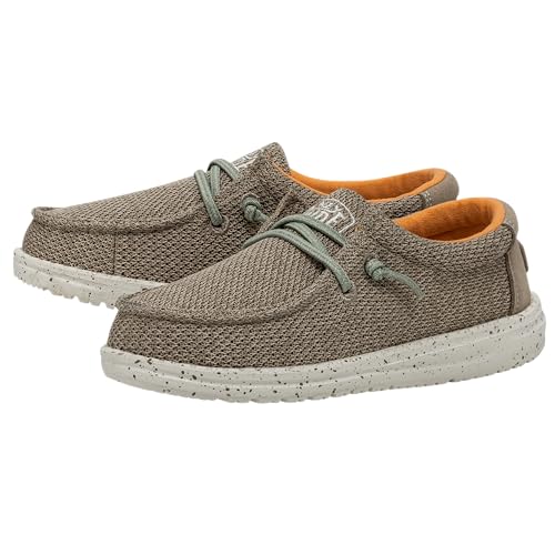 Image of HEYDUDE Boy's Wally Youth Multiple Colors | Boy's Shoes | Boy's Lace Up Loafers | Comfortable & Light-Weight