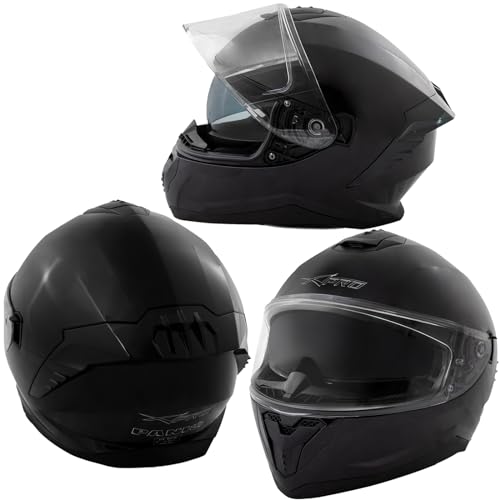 A-Pro Integralhelm Motorradhelm Rollerhelm Innensonnenblende Helm Schwarz XXL A-Pro Integralhelm Motorradhelm Rollerhelm Innensonnenblende Helm Schwarz XXL
