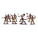 TOYANDONA Set di 13 statuine da cowboys indiani da cowboys Wild West Cowboys indiano giocattolo in plastica statuette Native decorazioni miniatura kit Action Figure