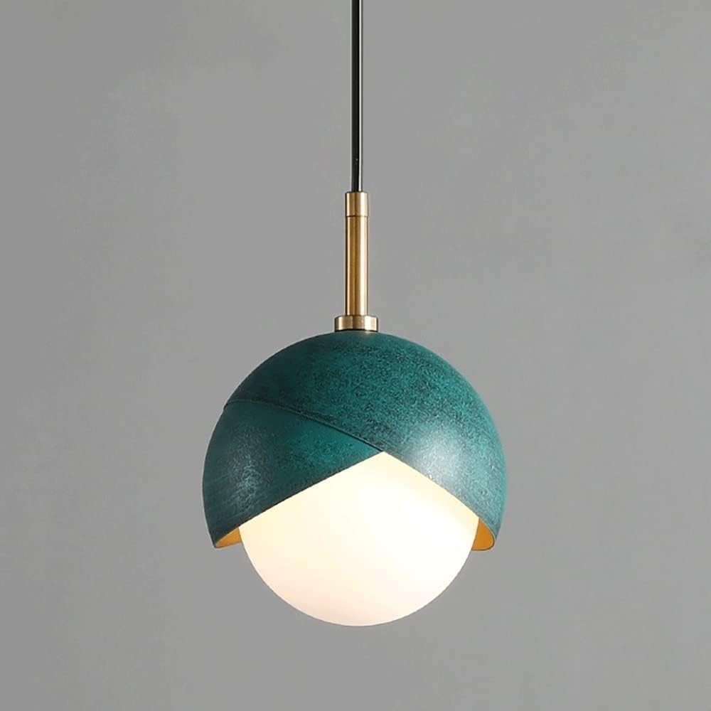 Lustre industriel moderne boule de verre pour chambre et bar