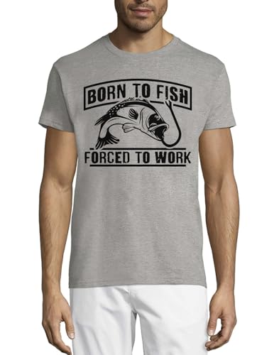 T-shirt en coton pour homme cadeau humoristique pour amateur de pêche