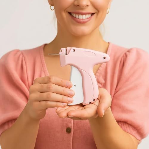 PISTOFIX | Das Original, PISTOFIX Stoff, Instant Nähwerkzeug, kabellos, mit 5 Nadeln – 1000 Nadeln aus Kunststoff