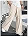 GORGLITTER Men's Casual Wide Leg Dress Pants Elastic High Waisted Baggy Streetwear Trousers Khaki Large