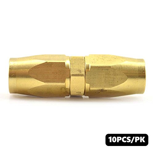 Interstate Pneumatics 1/4" Reusable In-Line Hose Repair Splicer For 1/4” Pu Hose - Hrpz24-00-10Pk (Pack Of 10) #TOP1