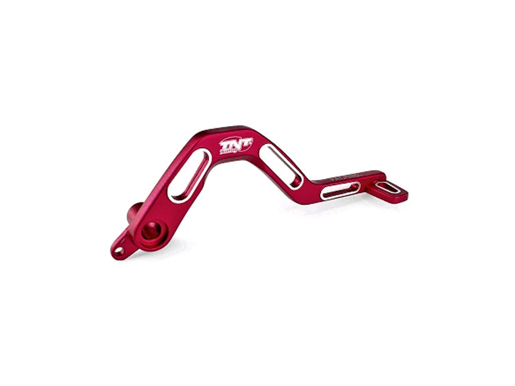 Aluminium Bremspedal rot für Aprilia RX, SX 2006-, Derbi Senda R, SM, Gilera RCR, SMT