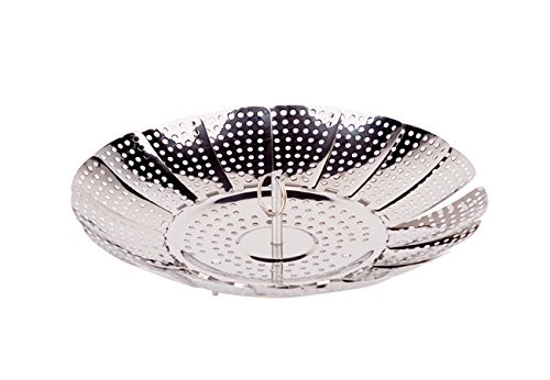 Bio Dampfgar Einsatz für Töpfe 24cm DAMPFKORB / DÜNSTEINSATZ / DÄMPFEINSATZ / GEMÜSEDÄMPFER aus Edelstahl