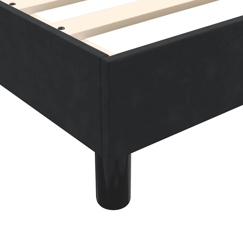 Somier de láminas para cama sin colchón (90 x 210 cm, terciopelo, con soporte de láminas, montaje fácil, para dormitorio, adultos