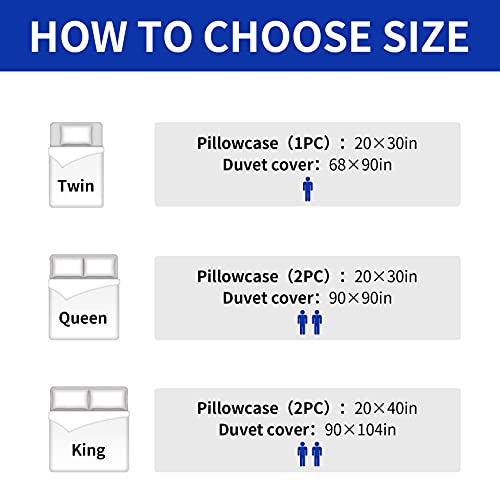 Yourose Satin Duvet Cover Set Queen Size,Luxury Silky Super Soft Bedding Sets With Zipper Closure-Resistant Wrinkle Free (Queen,Royal Blue,1 Duvet Cover +2 Pillowcase) #TOP5