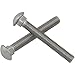 FMHXG 4PCS 304 Stainless Steel Carriage Bolts M8x60 Large Round Head Bolts for Indoor Outdoor Dock Piling Installation Swing Industrial