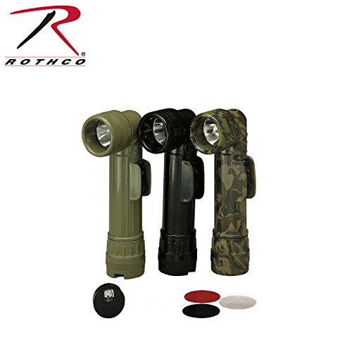 Rothco Gi ''D'' Anglehead Flashlight, Olive Drab