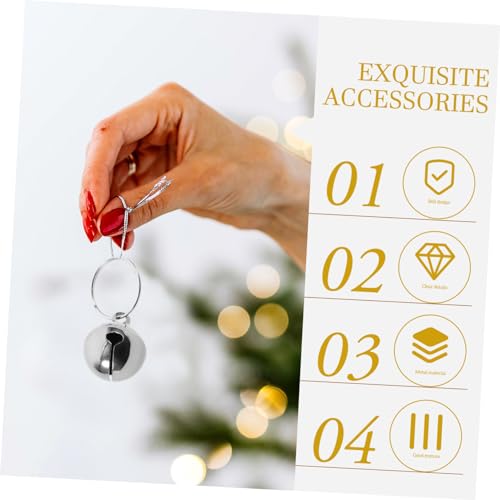 NOLITOY 24 Unidades Sino De Chaveiro Feito à Mão Sino De Cavalo Campainhas De Chamada Sino Agrícola