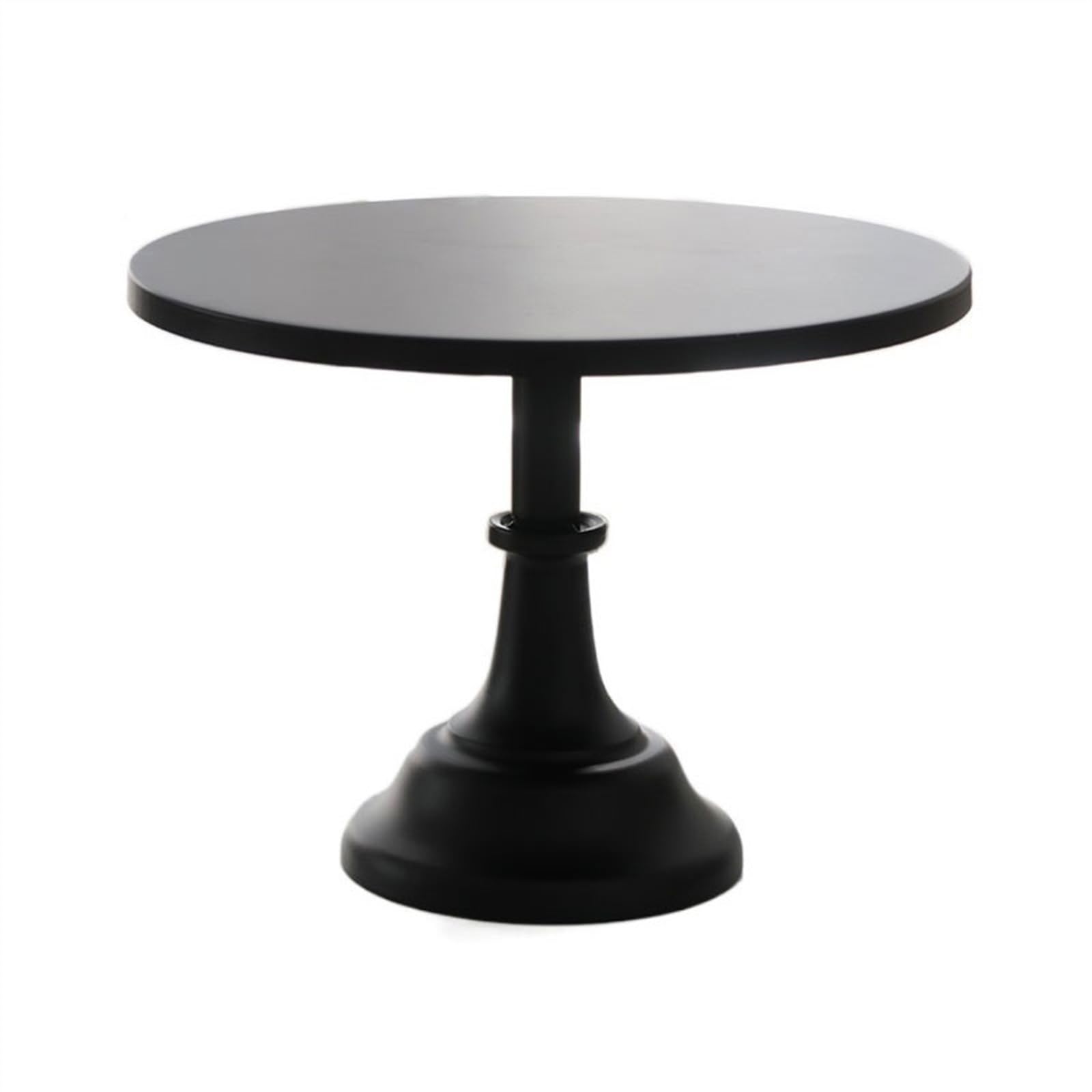cake stand 20cm/25cm/30cm Minimalist and Fashionable High Legged Dessert Display Cake Rack Dim Sum Bread Tray tiered cake stand(Black,30cm)