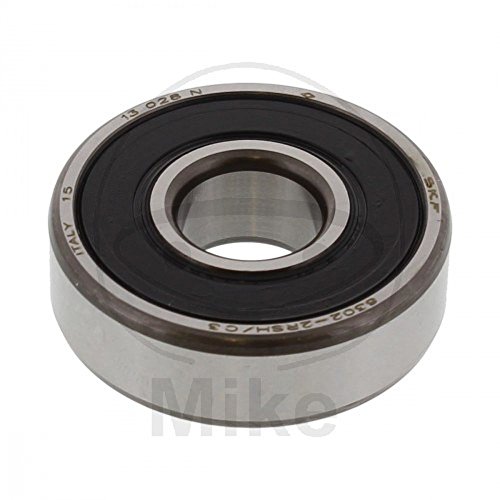 SKF Rillenkugellager 6302-2RSH/C3, 82 gr.