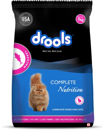 Image of Drools Mackerel Adult Dry Cat Food, 7kg