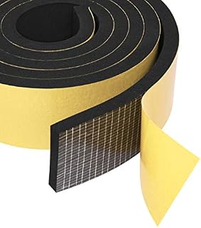 Self Sticking Foam Insulation Tape 2" W X 3/8" T, Weather Strip Seal