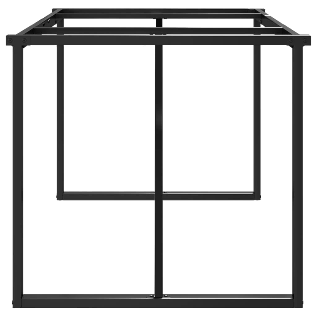 vidaXL Patas de Mesa de Comedor Estructura O Acero 160x80x73 cm, Pata de Mesa Auxiliar, Pata de mesita Auxiliar, Pata de Mesa de Metal