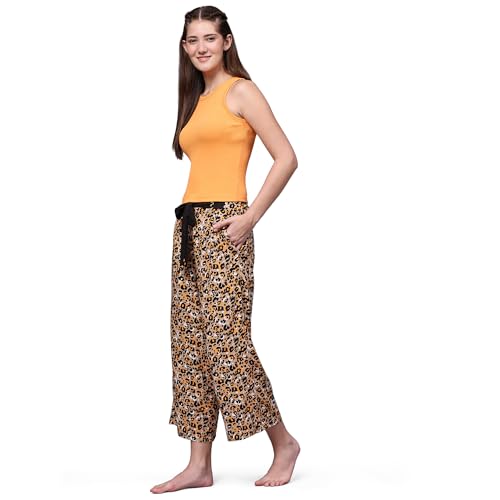 Image of B STORIES Women's Pyjama Pants - Relaxed Fit Nightwear Bottoms | Soft Pyjamas with Pockets | Breathable & Comfortable Sleepwear for Women (S-2XL)