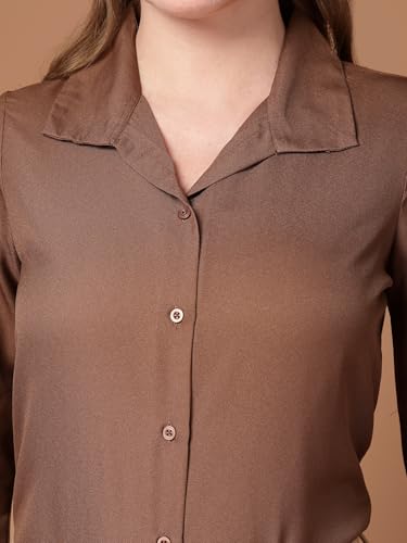 Image of Style Quotient Women Solid Regular Fit Shirt
