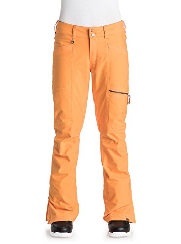 Roxy SNOW Junior's Cabin Tailored Fit Snow Pant, Blazing Yellow, L