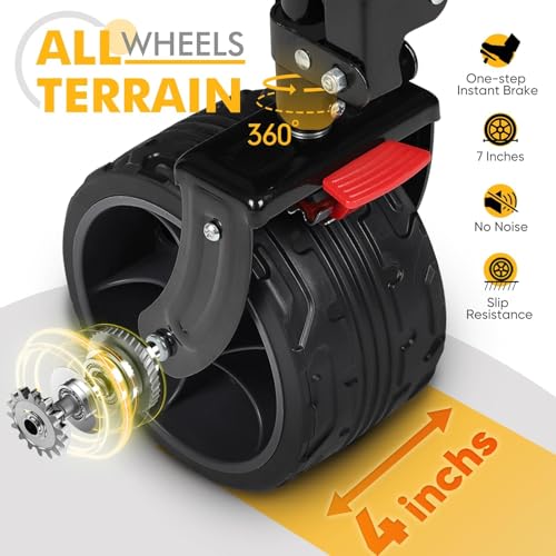 image for Sekey 500LBS Heavy Duty Double Decker Wagon with Extender, 400L Large 