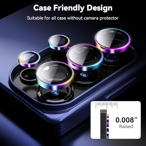 Image of Camera Lens Protector for SAMSUNG GALAXY S25 ULTRA RAINBOW HD Clear Camera Lens, Case Friendly, Scratch Resistant Lens Cover, Full Coverage Camera Guard, Heavy Duty Camera Protector BUY 2 GET 1 FREE
