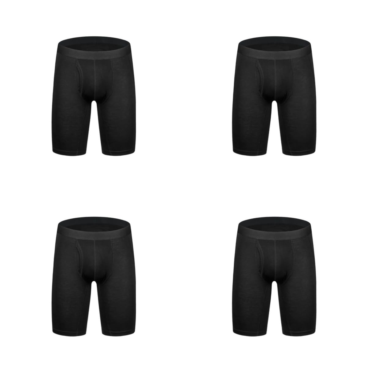 Boxers Men Multipack Erhöhen Sie Die Flache, Abriebfeste Beine, Laufen Sie Eng Anliegende Fünf-Punkte-Sport-Vierkant Hose Für Männer