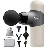 cotsoco静音 350g超軽量の筋膜リリースガン 、きんまくリリースガン、リリースガン振動 8mm、4段階振動、 6つのヘッド付属 、Type-C急速充電、ミニ筋膜ガン、携帯便利 、収納袋&日本語取扱説明書付きト父の日プレゼント 最適 二年メーカー保証 淡黄色