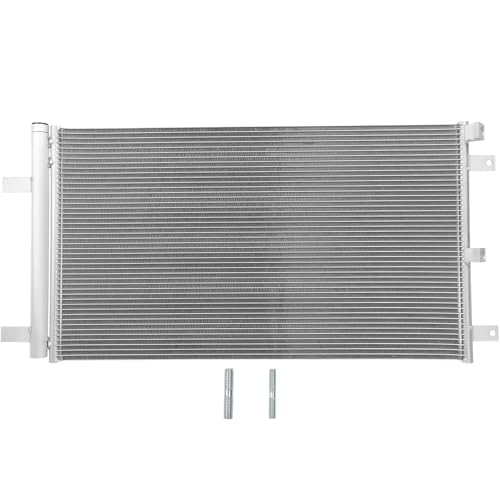 Image of Air Conditioning A /C Condenser Compatible with Ford F-150 Expedition /Lincoln Navigator # 4689, 7014689, FO3030249, FL3Z19712A, FL3Z19712B, FL3Z19712C, HL3Z19712A