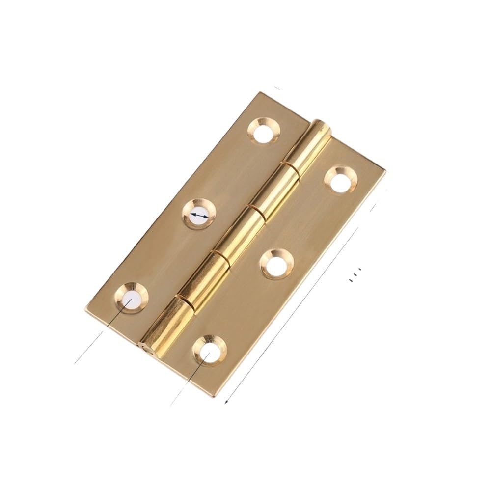 Brass Butt Hinges Flat Metal Hinges for Jewelry Boxes Craft Wooden Cases