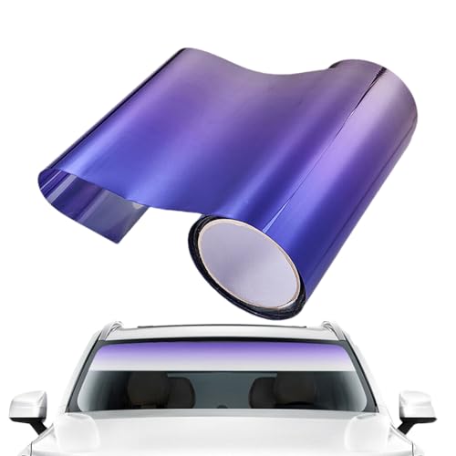 Car Windshield Protection Film - Windshield Film Sun Blocking | Front Windscreen Strip | Multifunctional Heat Resistant Waterproof Car Windscreen Sunstrip | UV Blocker Scratch Resistant Adhesive