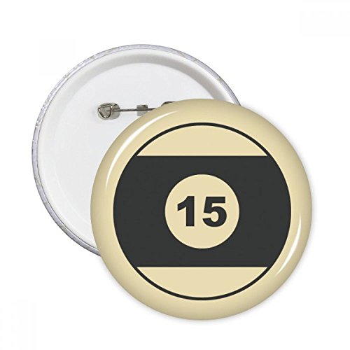 Pins Billard Sport motif géométrique simple bouton multicolore XXL pour customisation
