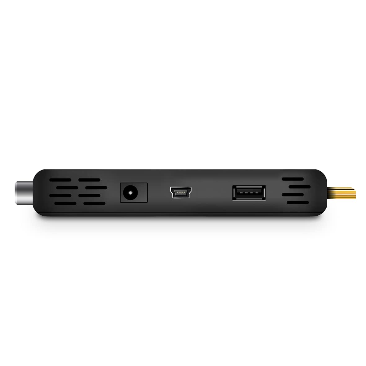Atlantis DH12 - Cyfrowy dekoder telewizji naziemnej DVBT i DVBT2 HD Stick, MPEG-2, MPEG-4/H.264, HEVC/H.265 USB IR Port Extension Remote Control Czarny